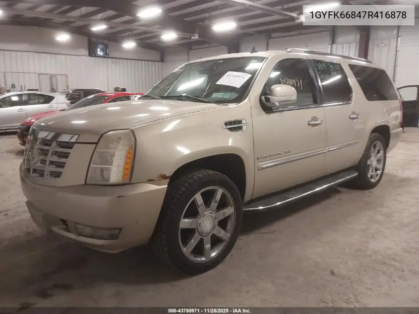 1GYFK66847R416878 2007 Cadillac Escalade Esv Standard