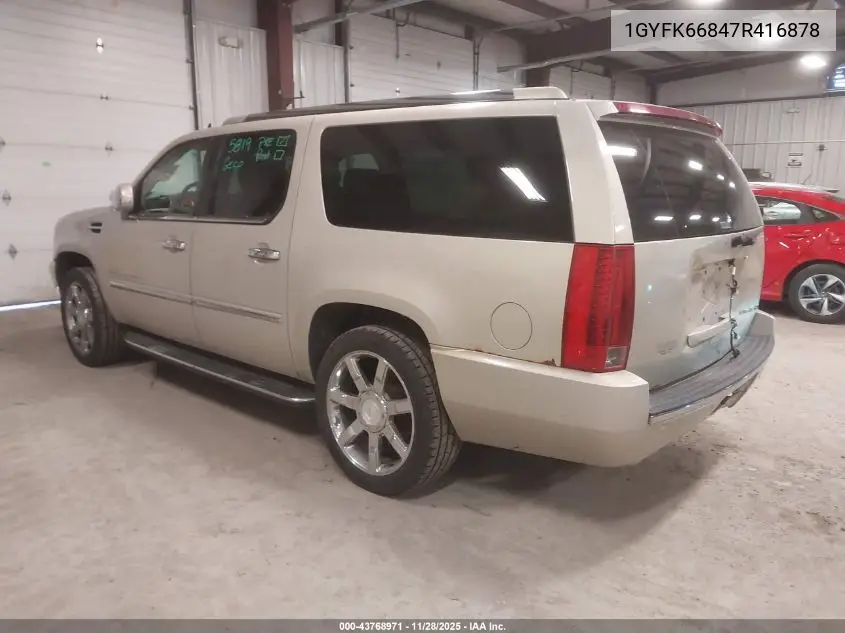 1GYFK66847R416878 2007 Cadillac Escalade Esv Standard