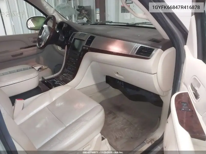 1GYFK66847R416878 2007 Cadillac Escalade Esv Standard