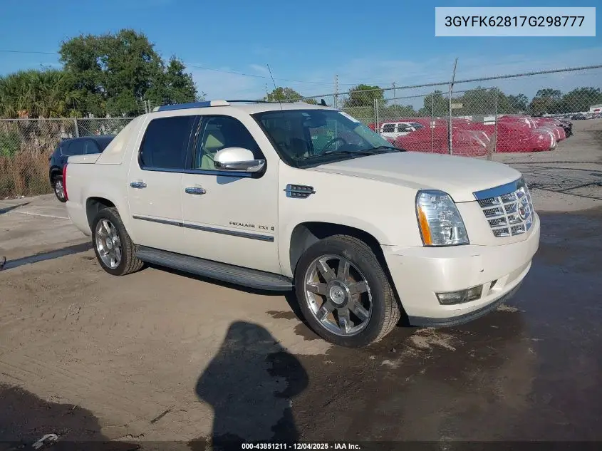 3GYFK62817G298777 2007 Cadillac Escalade Ext Standard