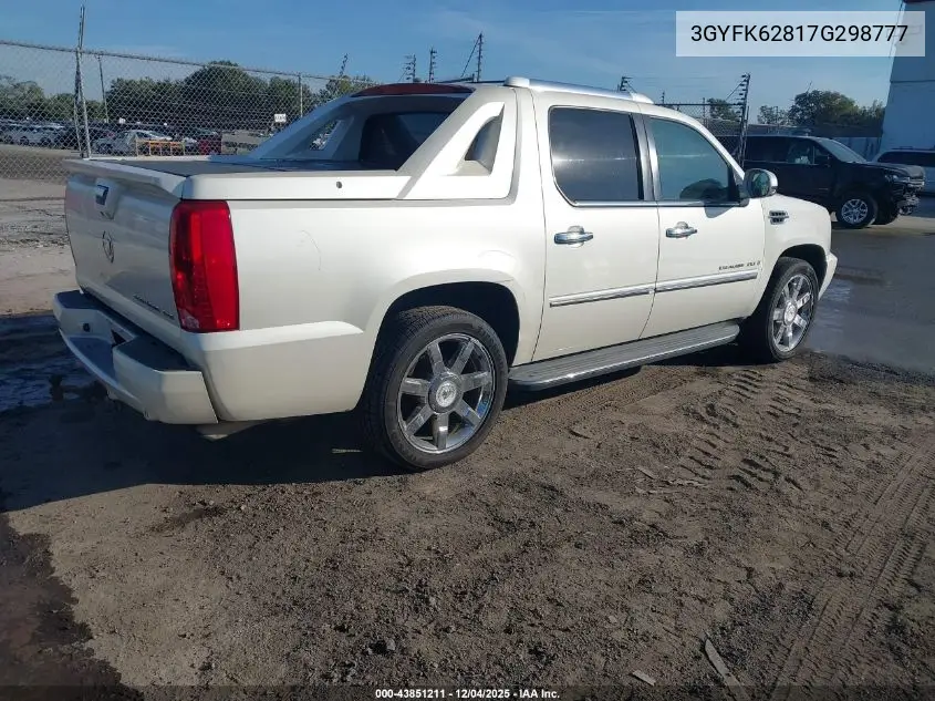 3GYFK62817G298777 2007 Cadillac Escalade Ext Standard