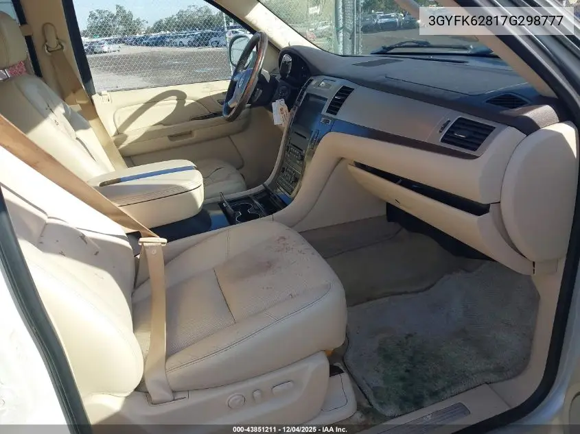 3GYFK62817G298777 2007 Cadillac Escalade Ext Standard