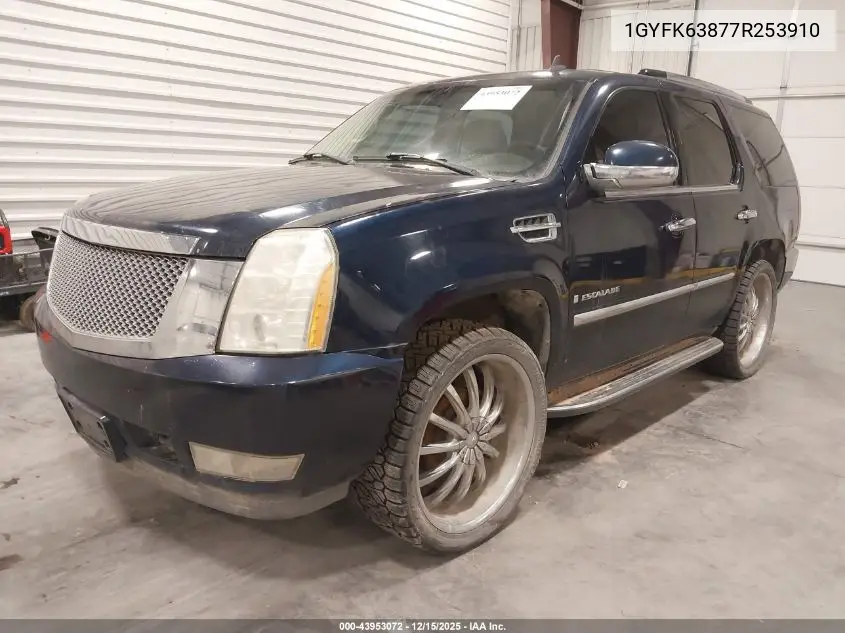 1GYFK63877R253910 2007 Cadillac Escalade Standard
