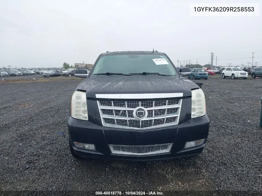 1GYFK36209R258553 2009 Cadillac Escalade Esv Platinum Edition