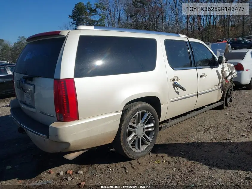 1GYFK36259R143477 2009 Cadillac Escalade Esv Platinum Edition