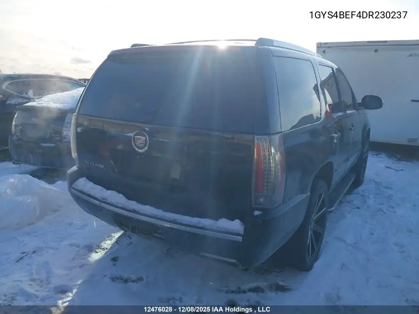 1GYS4BEF4DR230237 2013 Cadillac Escalade