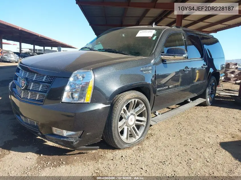 1GYS4JEF2DR228187 2013 Cadillac Escalade Esv Premium