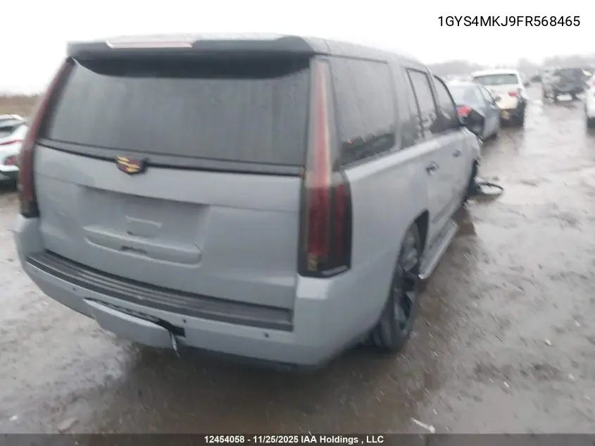 1GYS4MKJ9FR568465 2015 Cadillac Escalade Luxury