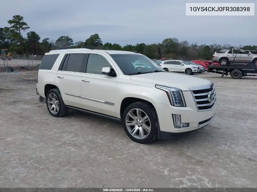 1GYS4CKJ0FR308398 2015 Cadillac Escalade Premium