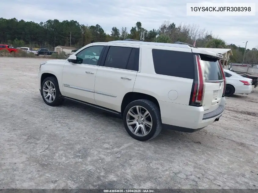 1GYS4CKJ0FR308398 2015 Cadillac Escalade Premium