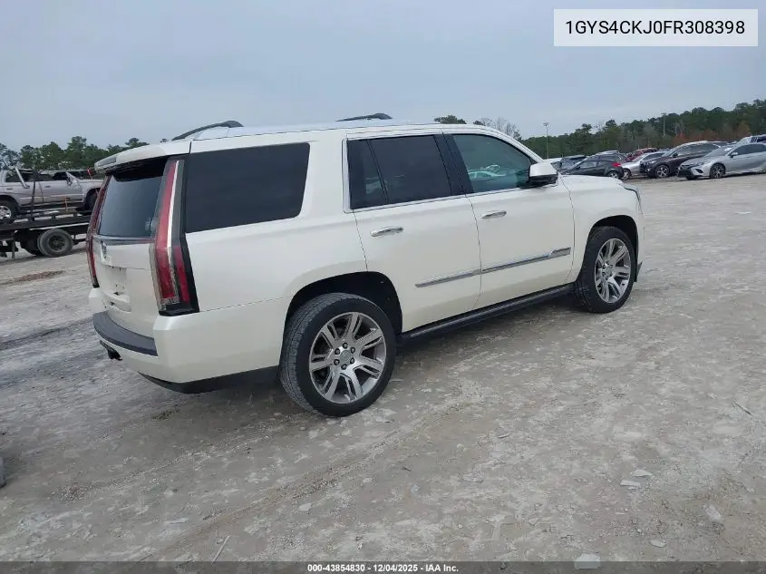 1GYS4CKJ0FR308398 2015 Cadillac Escalade Premium