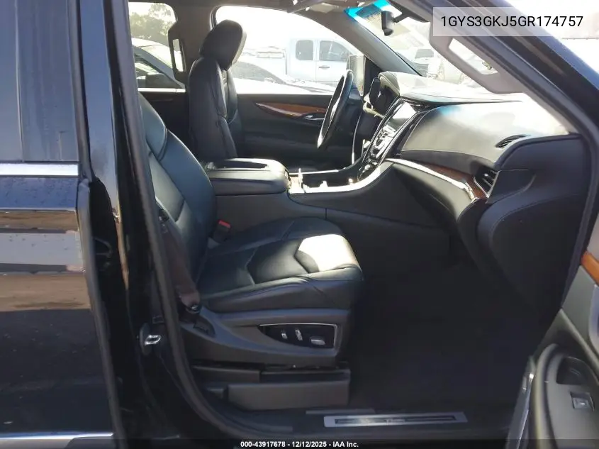 1GYS3GKJ5GR174757 2016 Cadillac Escalade Esv Standard