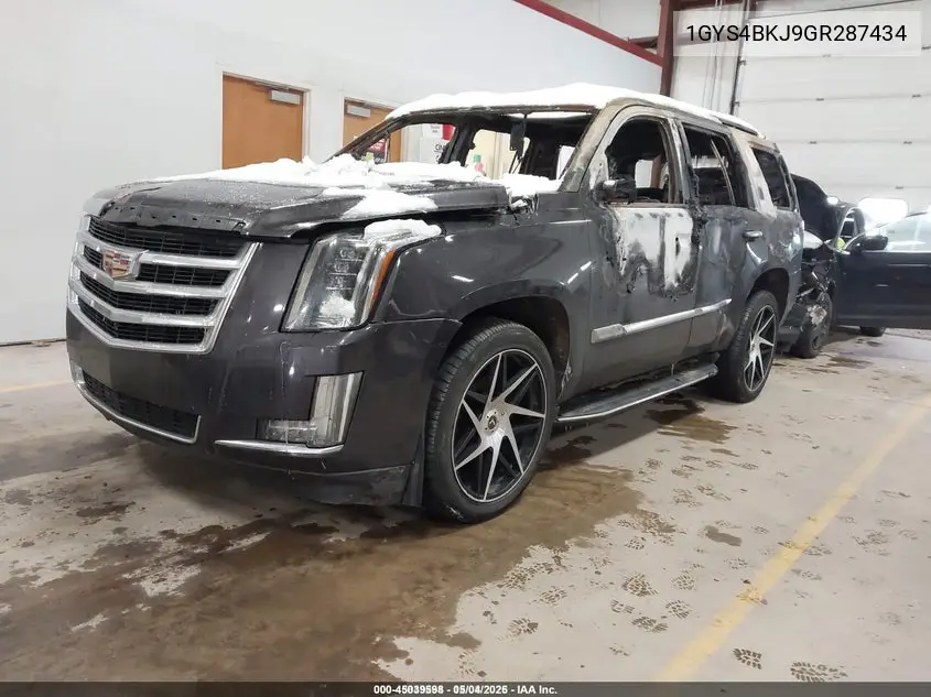 1GYS4BKJ9GR287434 2016 Cadillac Escalade Luxury Collection