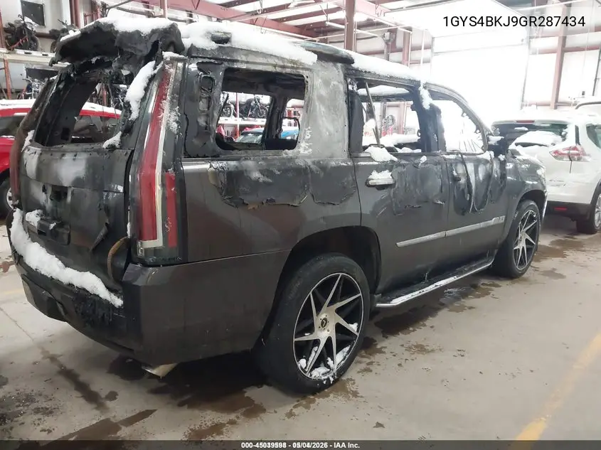 1GYS4BKJ9GR287434 2016 Cadillac Escalade Luxury Collection