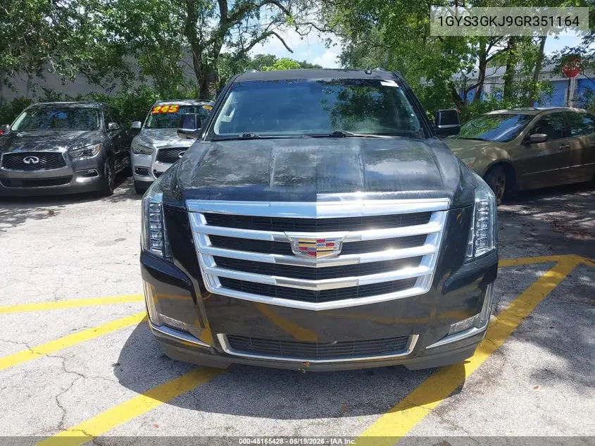 1GYS3GKJ9GR351164 2016 Cadillac Escalade Esv Standard