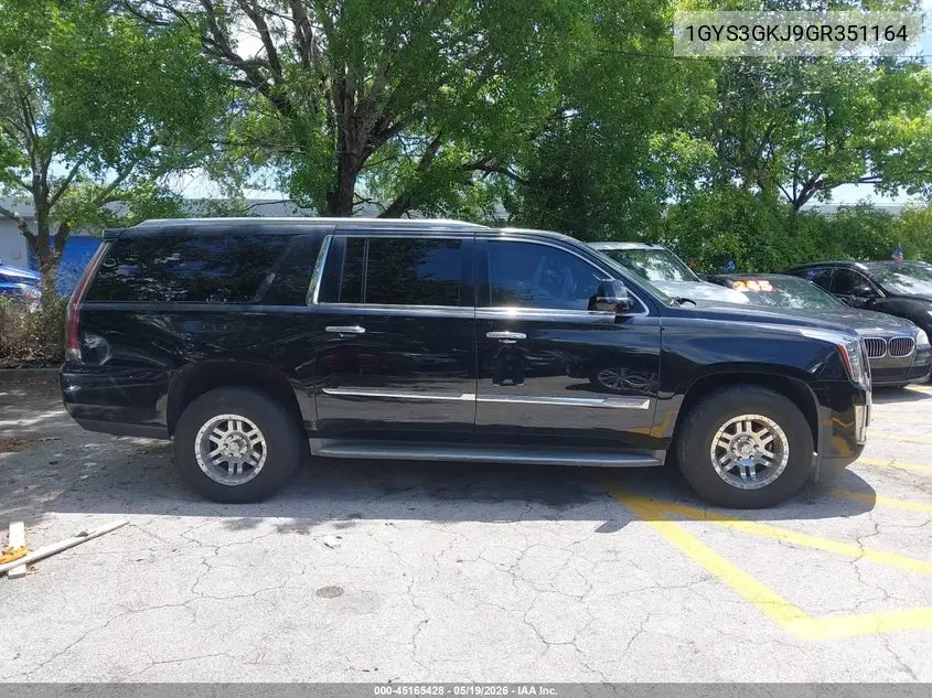 1GYS3GKJ9GR351164 2016 Cadillac Escalade Esv Standard