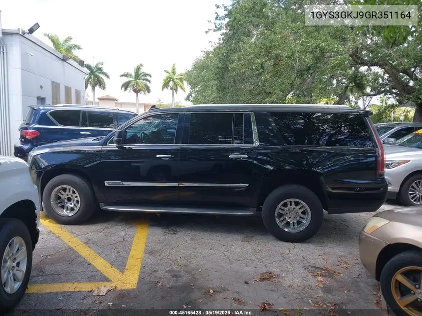 1GYS3GKJ9GR351164 2016 Cadillac Escalade Esv Standard