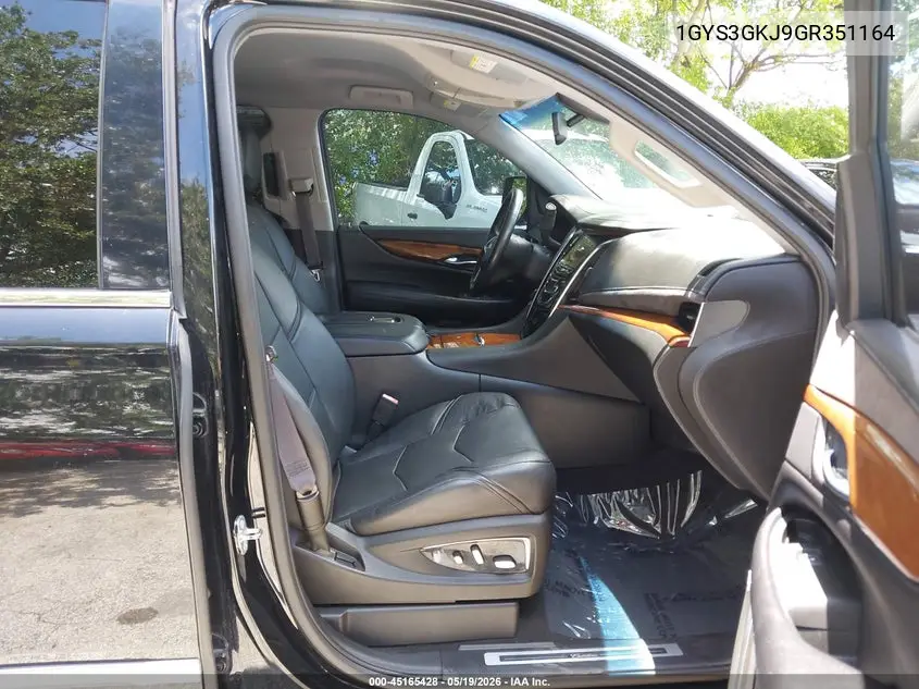 1GYS3GKJ9GR351164 2016 Cadillac Escalade Esv Standard