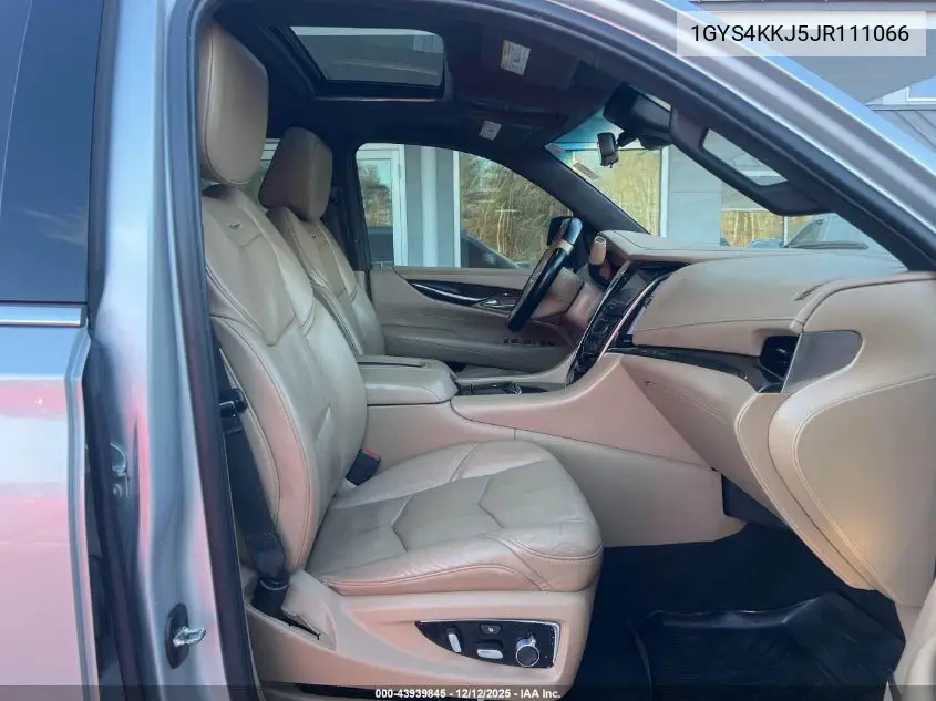 1GYS4KKJ5JR111066 2018 Cadillac Escalade Esv Platinum