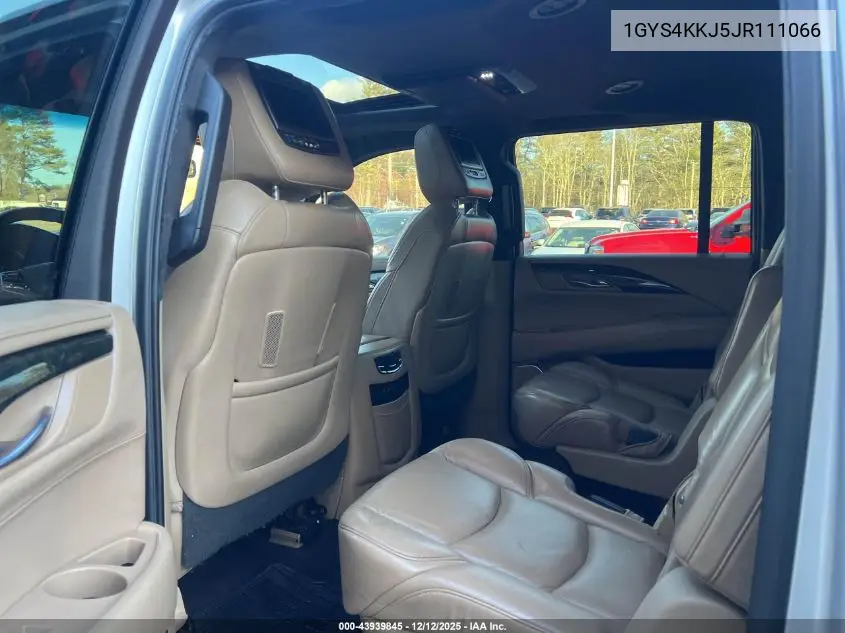 1GYS4KKJ5JR111066 2018 Cadillac Escalade Esv Platinum