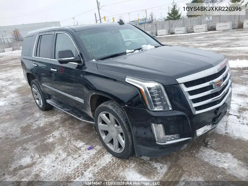 1GYS4BKJXKR220396 2019 Cadillac Escalade Luxury