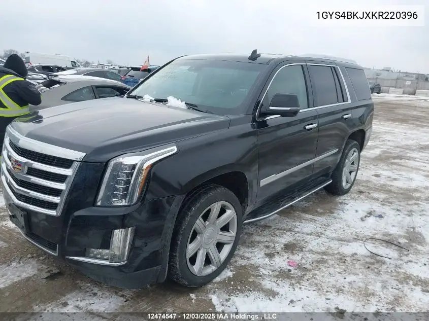 1GYS4BKJXKR220396 2019 Cadillac Escalade Luxury