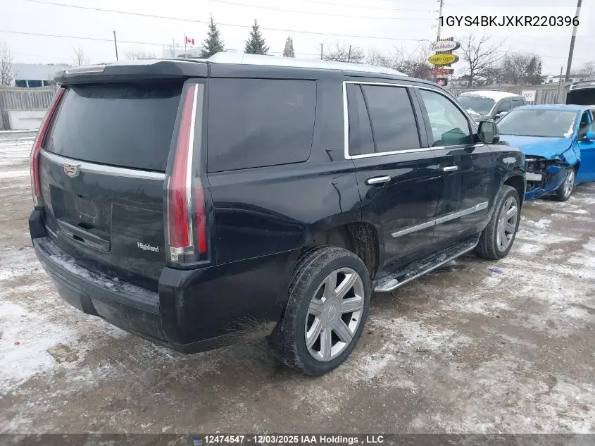 1GYS4BKJXKR220396 2019 Cadillac Escalade Luxury