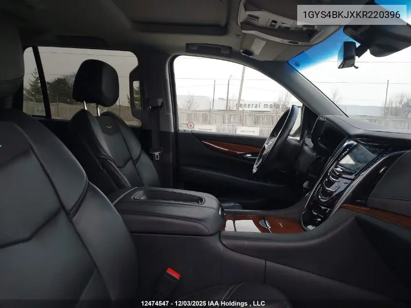 1GYS4BKJXKR220396 2019 Cadillac Escalade Luxury
