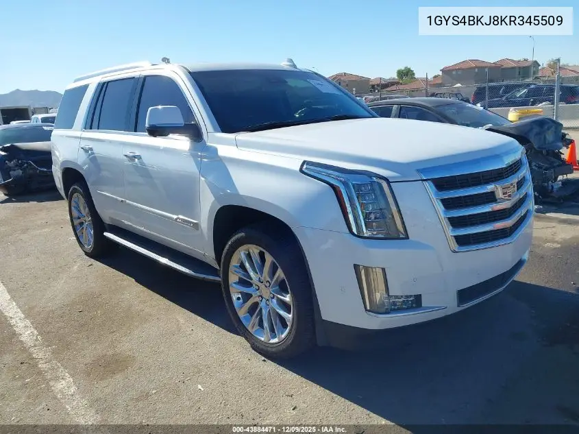 1GYS4BKJ8KR345509 2019 Cadillac Escalade Luxury