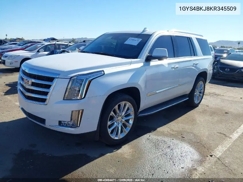 1GYS4BKJ8KR345509 2019 Cadillac Escalade Luxury