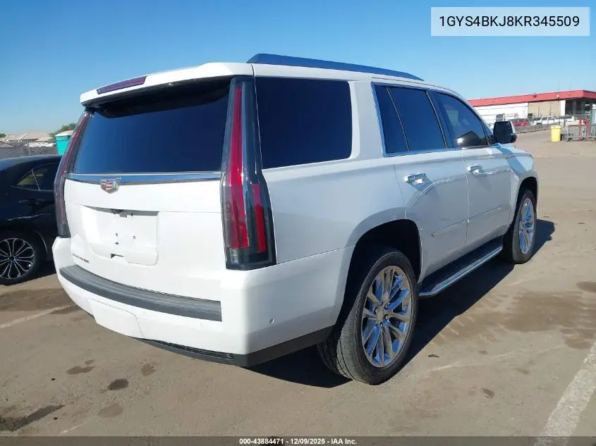 1GYS4BKJ8KR345509 2019 Cadillac Escalade Luxury