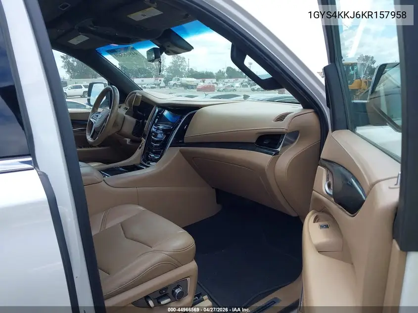 2019 Cadillac Escalade Esv Platinum VIN: 1GYS4KKJ6KR157958 Lot: 44966569