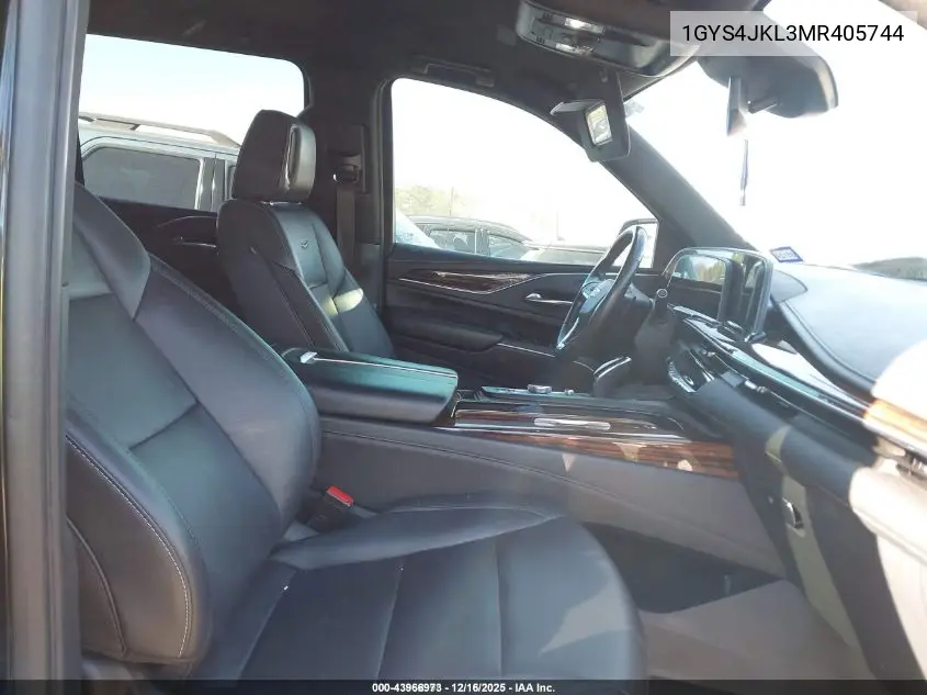 1GYS4JKL3MR405744 2021 Cadillac Escalade Esv 4Wd Luxury