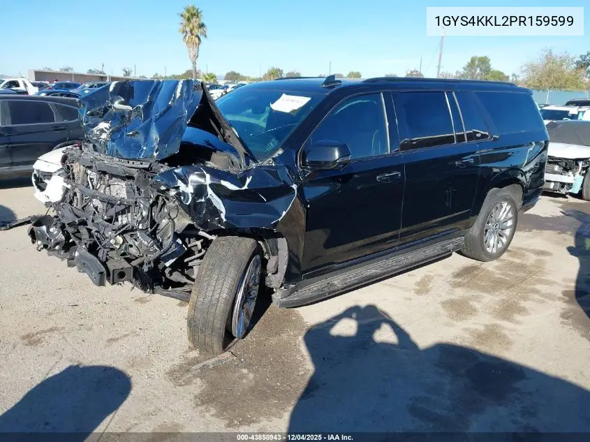 1GYS4KKL2PR159599 2023 Cadillac Escalade Esv 4Wd Premium Luxury