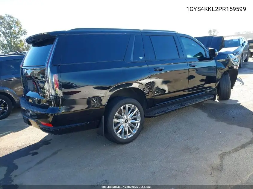 1GYS4KKL2PR159599 2023 Cadillac Escalade Esv 4Wd Premium Luxury