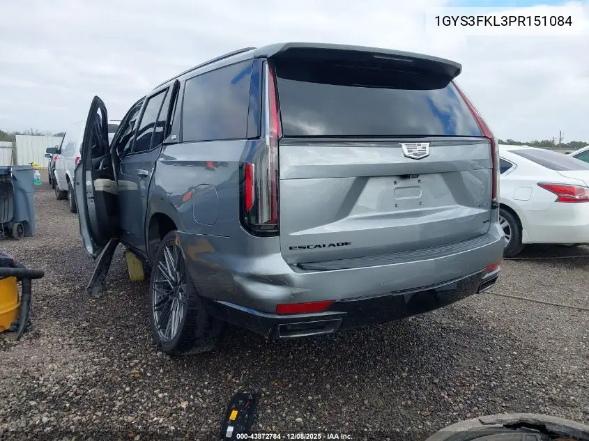 1GYS3FKL3PR151084 2023 Cadillac Escalade 2Wd Sport
