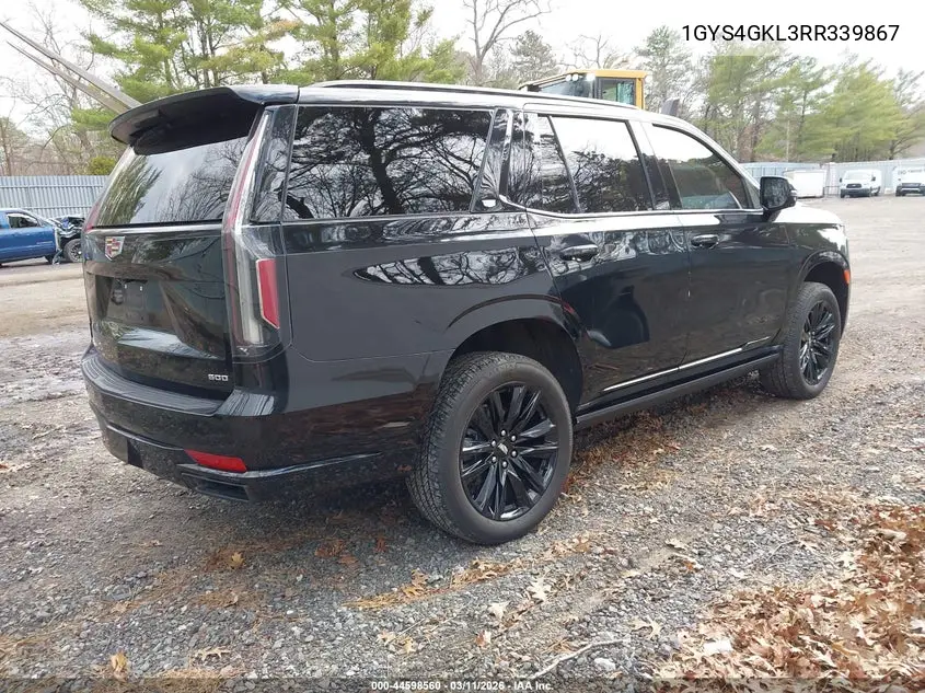 1GYS4GKL3RR339867 2024 Cadillac Escalade 4Wd Sport Platinum