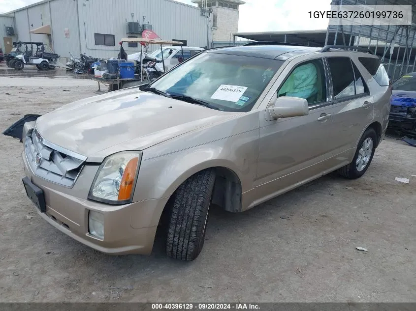 1GYEE637260199736 2006 Cadillac Srx V6