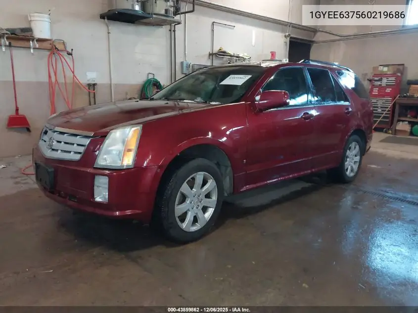 1GYEE637560219686 2006 Cadillac Srx V6