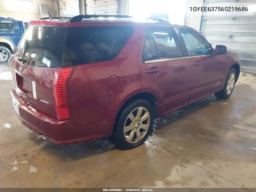 1GYEE637560219686 2006 Cadillac Srx V6