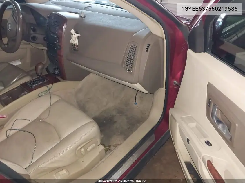 1GYEE637560219686 2006 Cadillac Srx V6