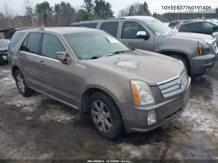 1GYEE637760191406 2006 Cadillac Srx V6