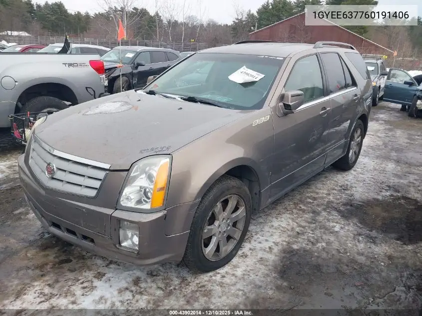 1GYEE637760191406 2006 Cadillac Srx V6