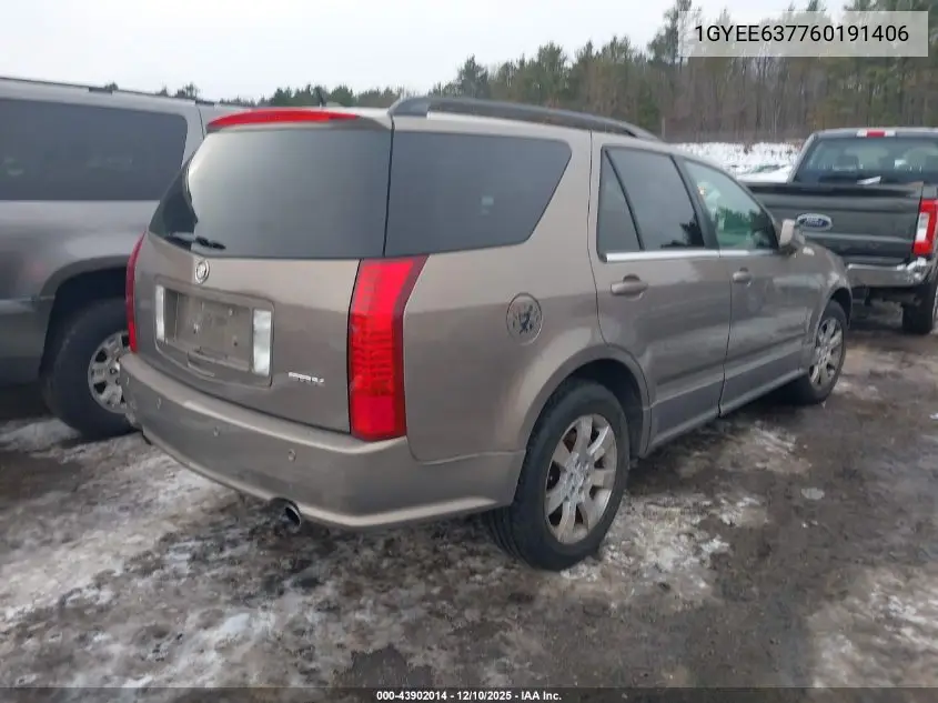 1GYEE637760191406 2006 Cadillac Srx V6