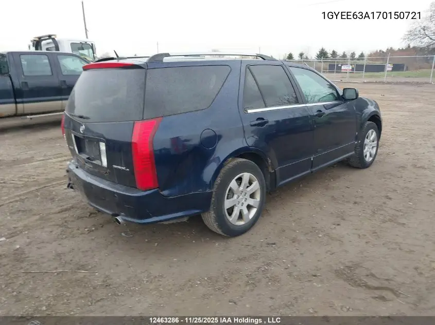 1GYEE63A170150721 2007 Cadillac Srx