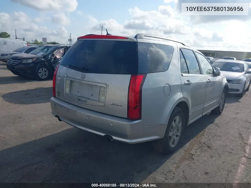 1GYEE637580136956 2008 Cadillac Srx