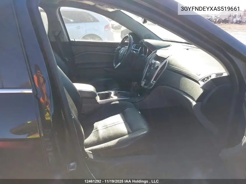 3GYFNDEYXAS519661 2010 Cadillac Srx Luxury Collection