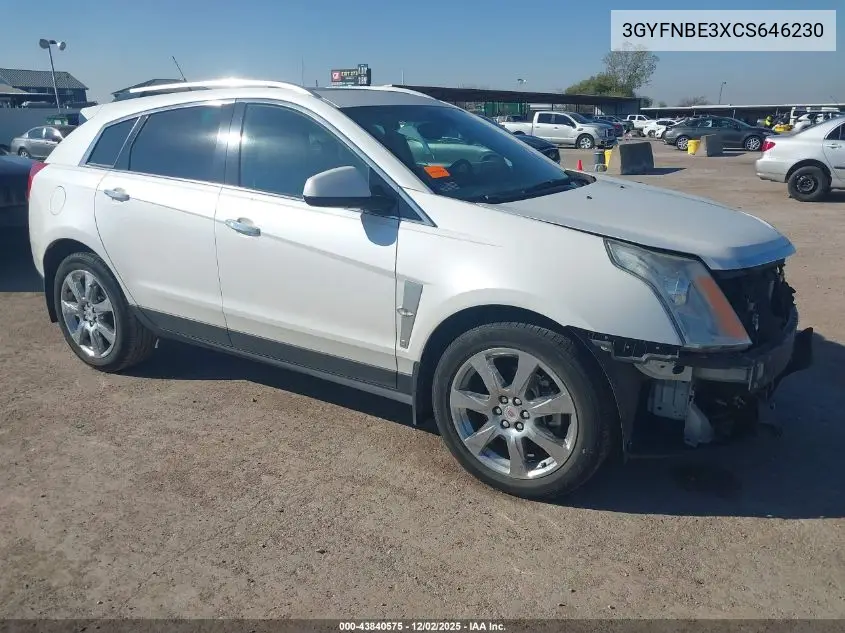 3GYFNBE3XCS646230 2012 Cadillac Srx Performance Collection