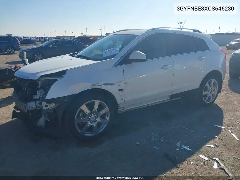 3GYFNBE3XCS646230 2012 Cadillac Srx Performance Collection