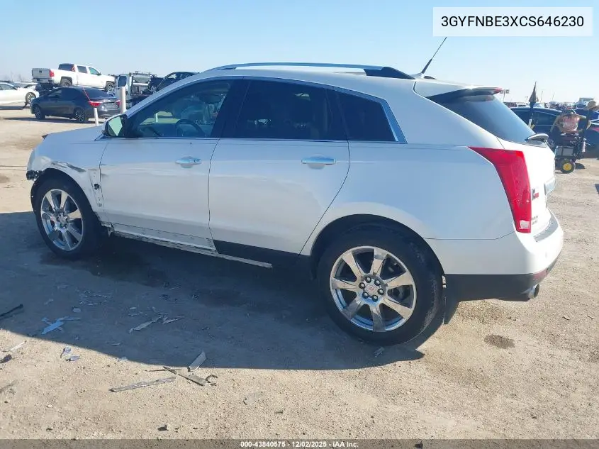 3GYFNBE3XCS646230 2012 Cadillac Srx Performance Collection